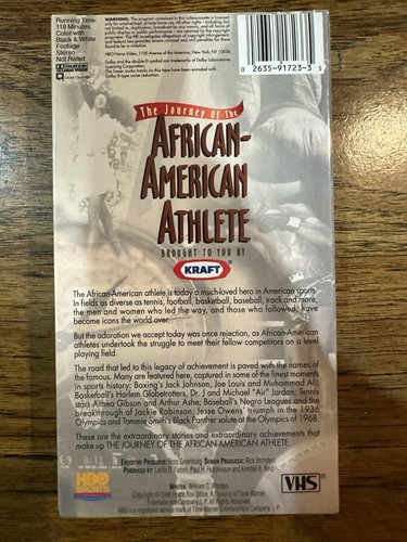 The Journey Of The African-American Athlete VHS Brand New Factory SEALED - Picture 3 of 6