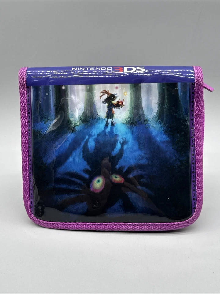 Nintendo 3DS - The Legend Of Zelda Majoras Mask 3D - Estuche de Transporte Púrpura Foto 2 de 4