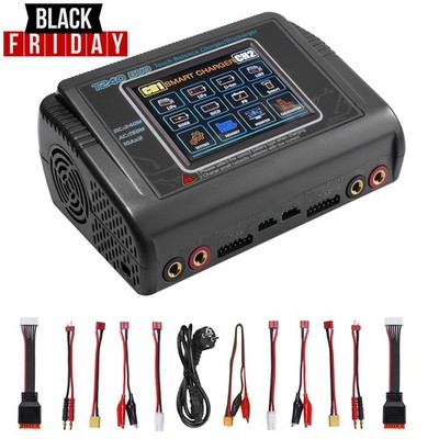 Lipo Battery Charger, 1S-6S RC Car Charger 240W Lipo Charger 10A Balance Charger