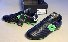 New - 240 K-Leather, Handmade In Italy Men  s 9.5 Lotto Stadio OG II 2 FG Green