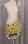 Y2K Pokémon Bag Shoulder Bookbag Pikachu Anime 2000s Vintage Yellow White Stripe — photo 7