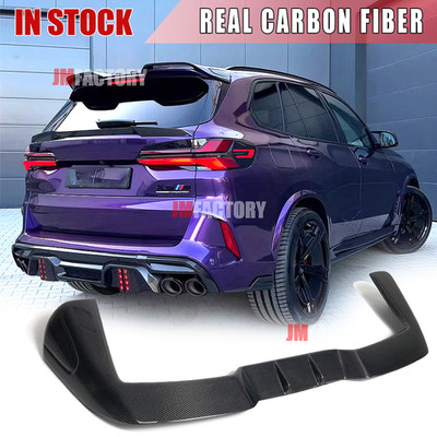 For BMW X5M F95 2019-2024 Real Carbon Fibre Rear Window Trunk Roof Spoiler Wing