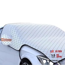 Half Car Cover, Waterproof Foldable Full-Coverage Protector Car Covers with