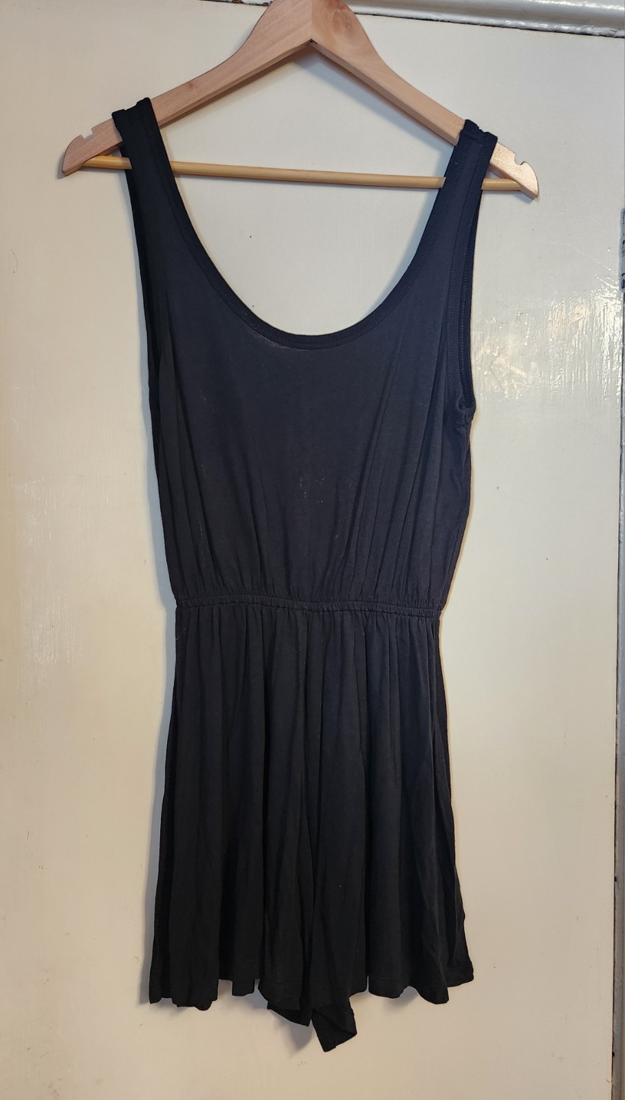 H&M Basic Size 8 Black Playsuit