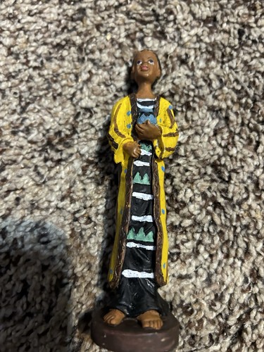 Konvolut 10 afrikanische Frauen Statuen - Bild 11 von 13
