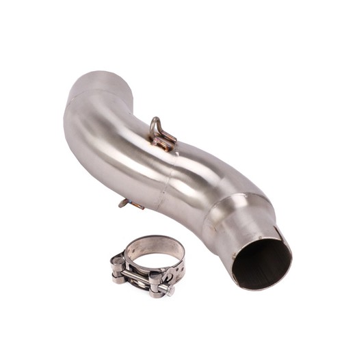 Slip On For Honda CTX 700 Exhaust Escape Mid Link Pipe 51mm Muffler Motorcycle - Afbeelding 10 van 12