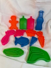 Vintage 1970s Mattel Tuff Stuff Plastic Play Food Lot Grocery Toys Fruit Veggies
