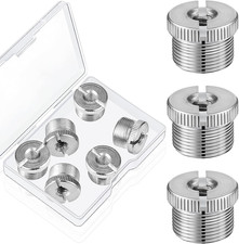 6 Pieces 5/8 Inch Male to 1/4 Inch Female Mic Screw Adapter for Tripod Microphon