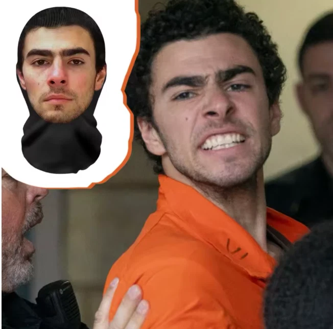 Realistic Celebrity Luigi Mangione CEO Full Face Mask Assassin Costume For Party - Image 4 of 4