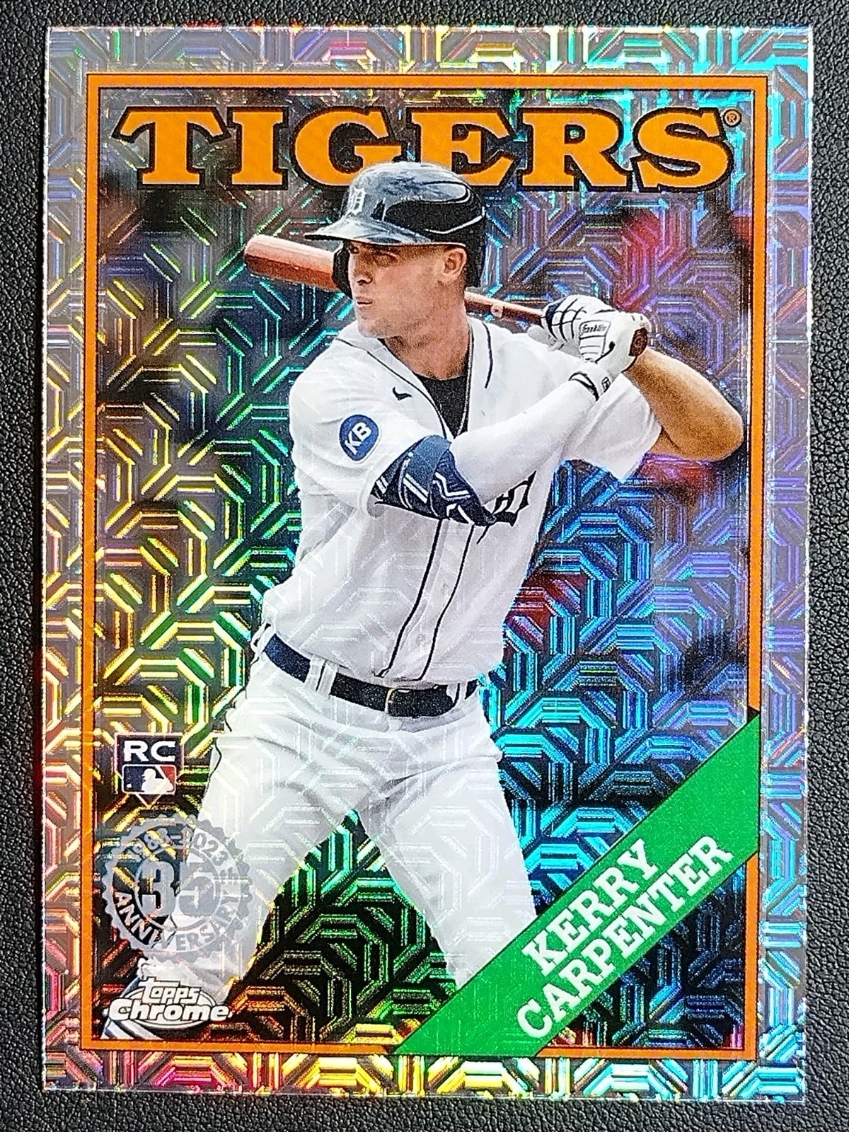 2023 Topps Series 2 KERRY CARPENTER SILVER PACK MOJO REFRACTOR Detroit Tigers 