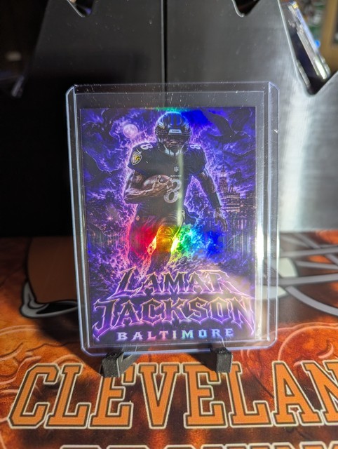 Lamar Jackson Custom Art Trading Card – Fan Made Collectible