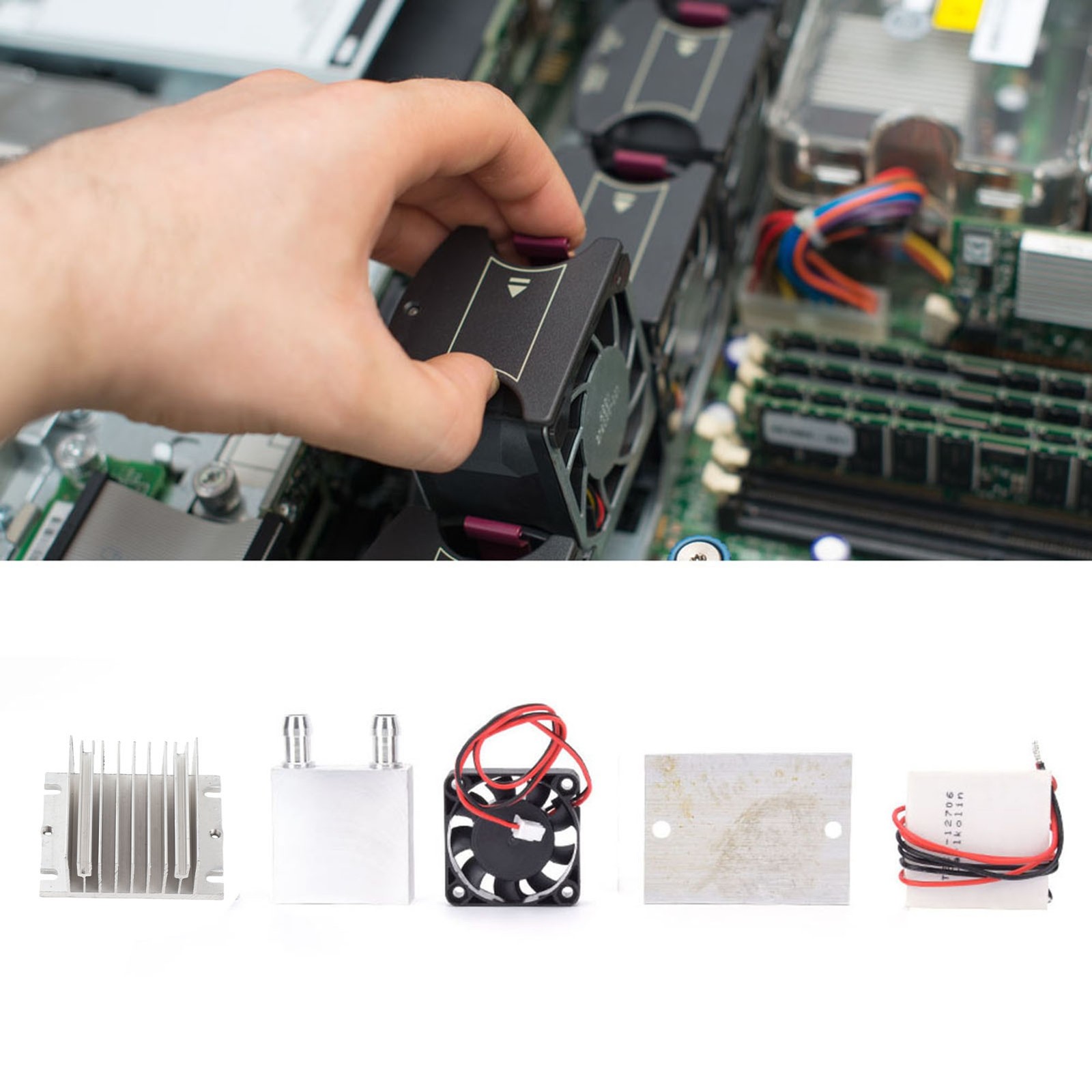 TEC1‑12706 Heat Sink Thermal Electric Cooler Module 70W Water Cooling Syst KRI✈️