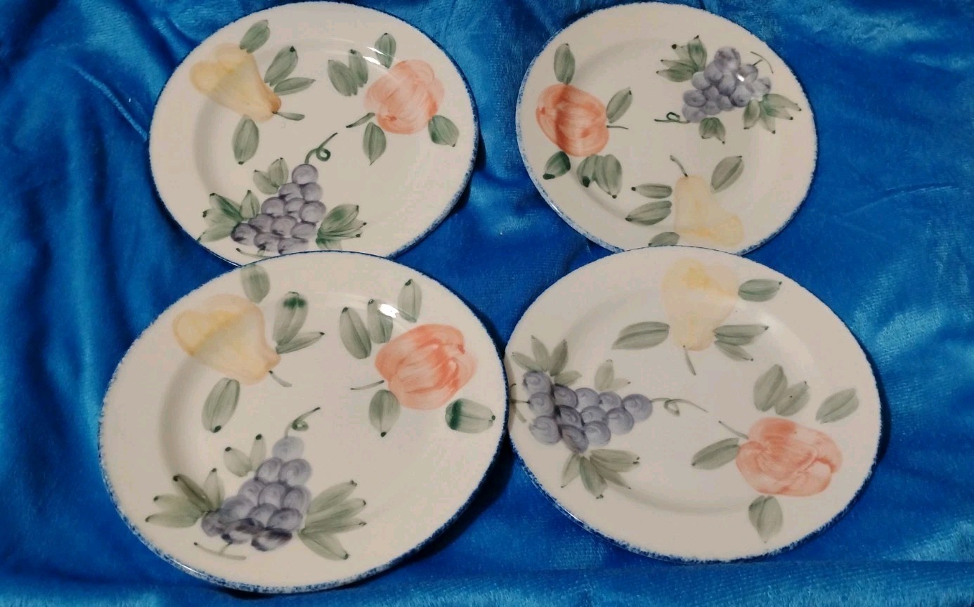 Vintage Sakura Plates Set Of 4 Orchard Valley