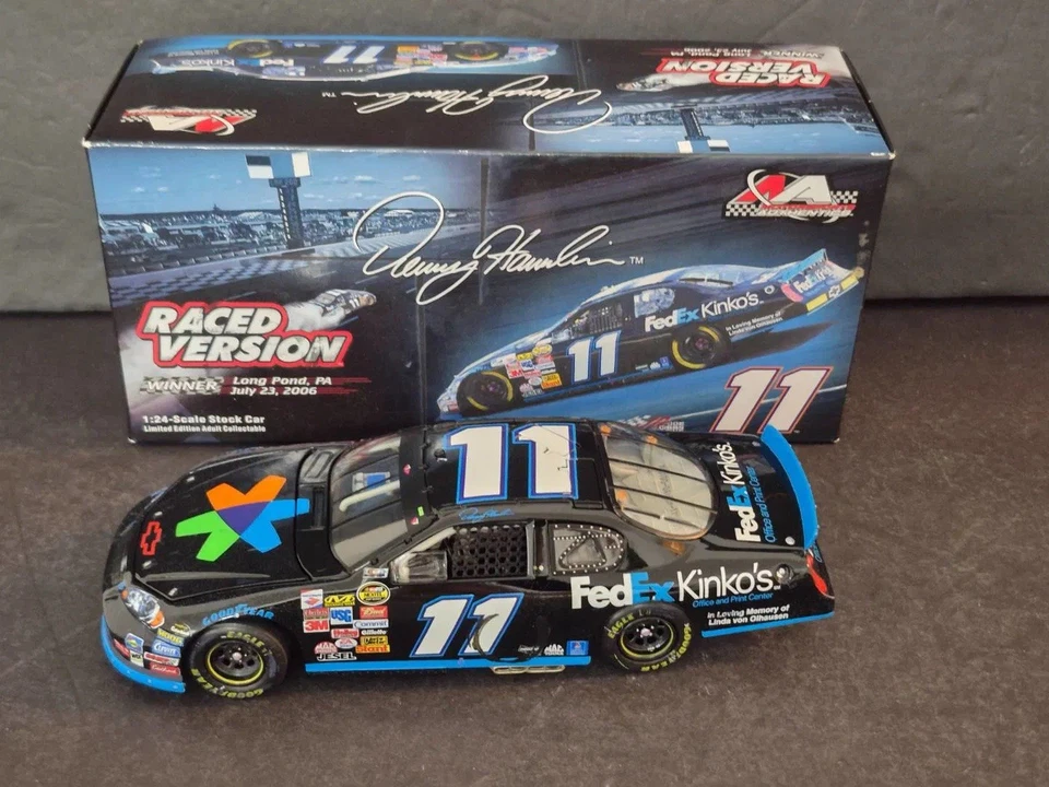 Rare 2006 Denny Hamlin #11 RCCA Club Car Raced Pocono Win Fedex Kinkos Only 299 - Image 2 of 4