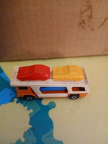 1976 Vintage Matchbox Lesney Superfast Car Transporter (No 11) -see pics