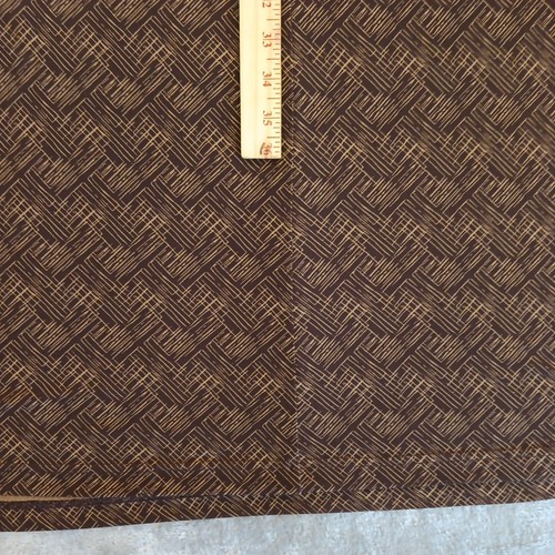 Croft & Barrow Dress Large Brown Geometric Long Sleeveless Pullover Stretch - Picture 5 of 11