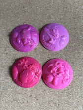 4 Sabritas Pambolazos Mixed pink PepsiCo Mexico Rare - Mucha Lucha Kids Wb Tazo