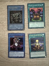 Yugioh Cards Relinquished Black Illusion Litmus Doom Holos Set with Free Gift