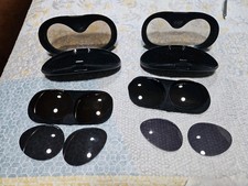 Vintage Carrera Porsche Design Two Sunglasses Case  4 Pairs Replacement Lenses