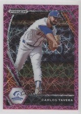 2021 Panini Prizm Draft Picks Pink Velocity Prizm Carlos Tavera #PDP137 0f3j