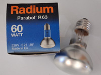 Radium Parabol® Reflektorlampe R63 E27 230V, 60W, 30°