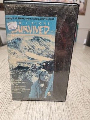 And I Alone Survived VHS Tape Prism: Vera Miles 1978 TV Movie *BUY 2 GET 1 FREE*