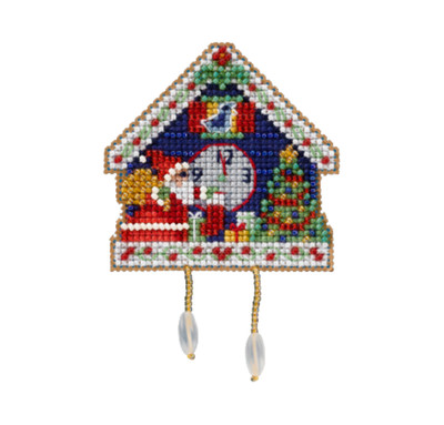 Mill Hill Cuckoo Clock Beaded Cross Stitch Ornament Magnet Kit Winter Holiday