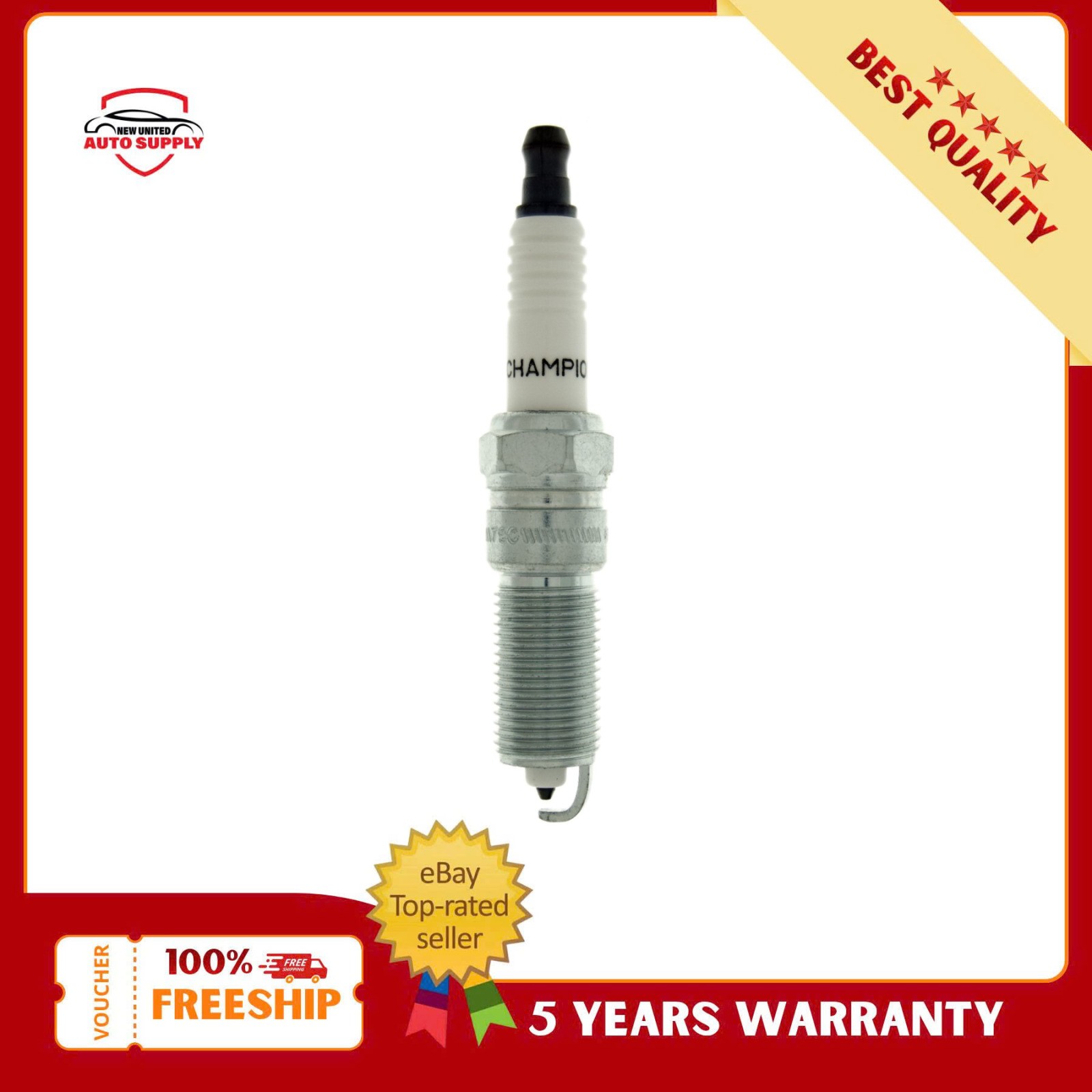 4PCS CHAMPION RE14PMC5 Spark Plug Power for 2008 Chrysler Sebring