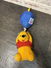 Vintage 1996 Disney Winnie The Pooh Musical Pull Down Baby Plush Toy WORKS
