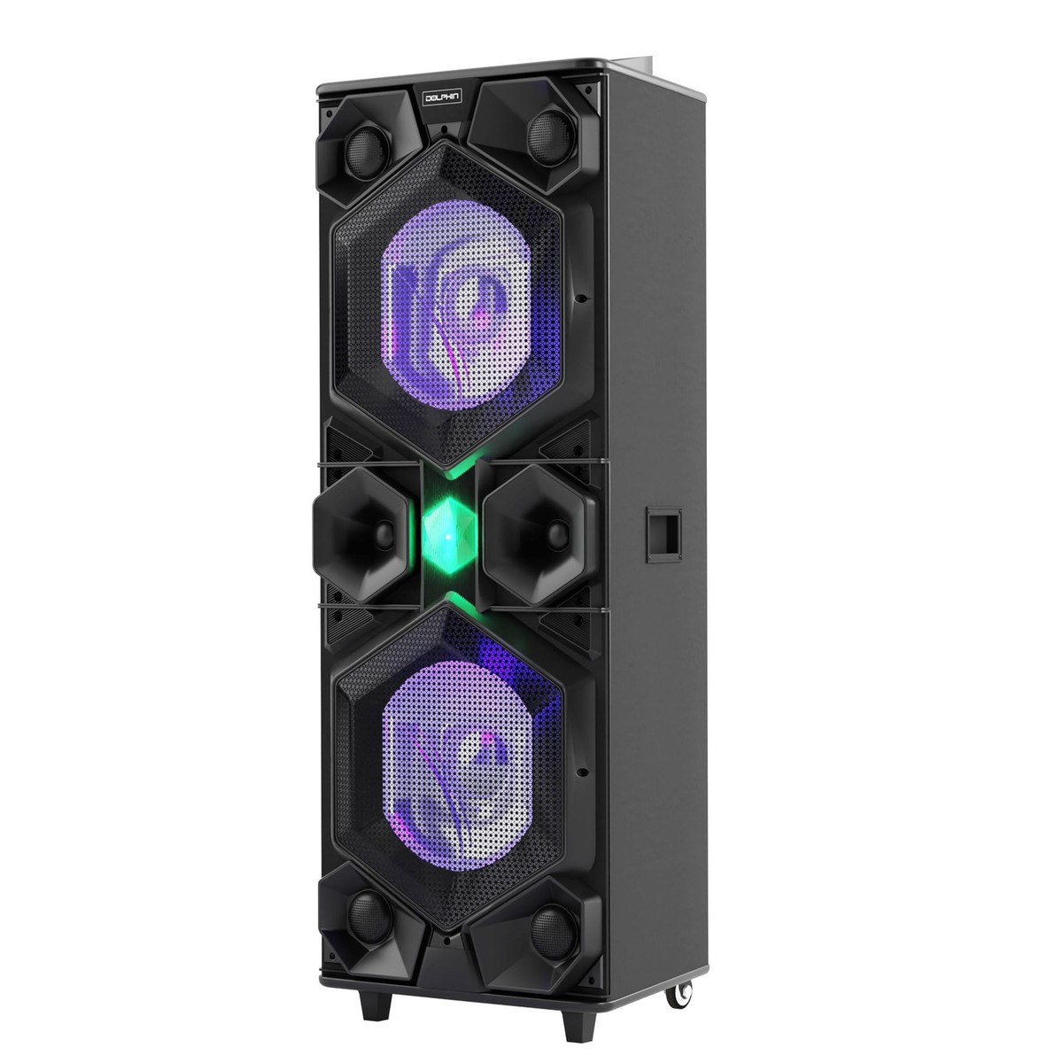SPI ミゾハン　120㎜ Dolphin SP-155BT Party Station, 7000 Watt Portable Speaker, Dual