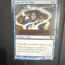 Magic: The Gathering Antiquities Sage of Lat-Nam Playmat Wizards of the Coast4x6