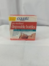 Vintage Equate 110 Count Disposable Bottle Liners 4oz
