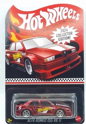 2024 Hot Wheels Collector Edition Alfa Romeo 155 V6 Ti (Red) Mail In Protector