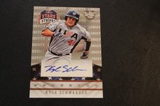 2015 Panini - Stars & Stripes - Autograph - Kyle Schwarber 145/299 - Card # 63