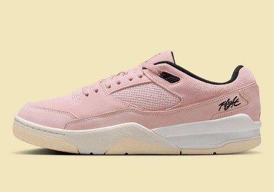 Jordan FLIGHT COURT Men\'s Low-Top Retro Basketball Shoes, Black/Pink Jordan Flight Court https://www.shoepalace.com/products  main image 4