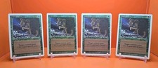 🟢🟢🟢 (4) 1994 MAGIC The Gathering GIANT GROWTH REVISED 3RD EDITION PLAYED 🟢2
