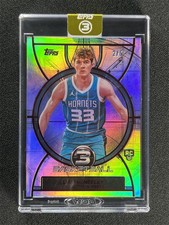 2025-26 Topps Three 3 Liam Mcneeley #89 Red Basketball RC Rookie Hornets /5
