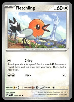 Fletchling Common ME03: Perfect Order 066/088 NM