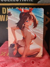 May Pokémon Trainer – Custom Double-Sided Premium Frosted Waifu Card