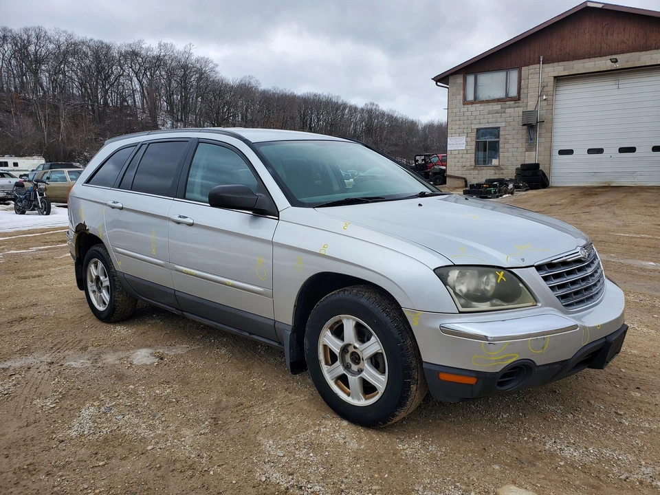 Puerta delantera derecha vidrio/ventana (lado de paso)(tinte AS2) 2004-2008 CHRYSLER PACIFICA Foto 2 de 4