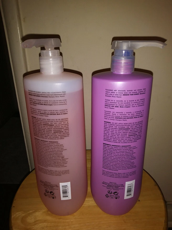 Rusk Sensories Bright Shampoo & Pure Color Protect Mandarin Jasmine Lot Of 2 New - Image 2 of 4