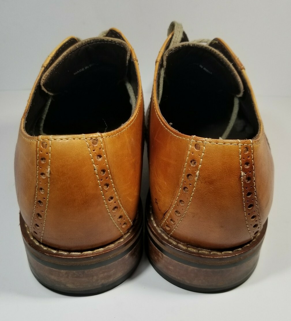 SAOLA Scarpe eleganti stringate da uomo Cole Haan Oxford in pelle marrone US 9 M C10509