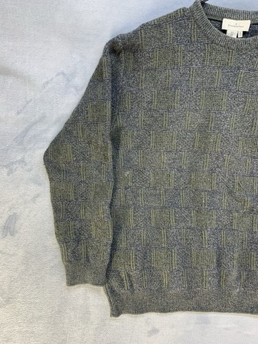 Ermenegildo Zegna 100% Italian Lana Wool Knit Sweater Crew Neck Size XL /54 - Picture 2 of 9