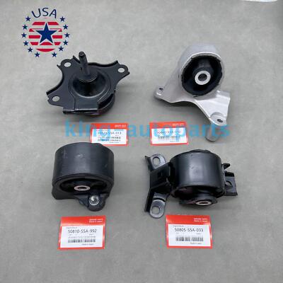 4X Motor Mounts Set For 01-05 Honda Civic 1.7L l4 w/ Manual Transmission US