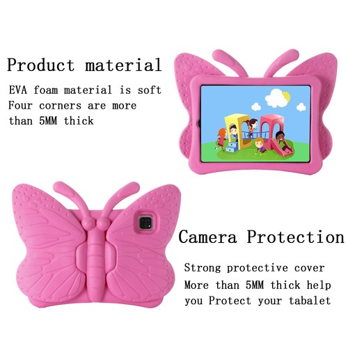 For iPad 10th Generation 10.9"2022 Kids EVA Case Butterfly Stand Cover Gifts - Picture 46 of 69