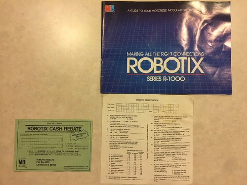 Vintage Lot 1984 Robotix Series R1000 Building System Parts & PIeces - Picture 11 of 12