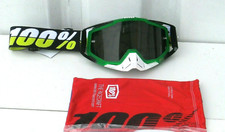 100 % Racecraft grün+schwarzen Glas Ltd. MX Motocross Cross Brille MTB BMX DH !