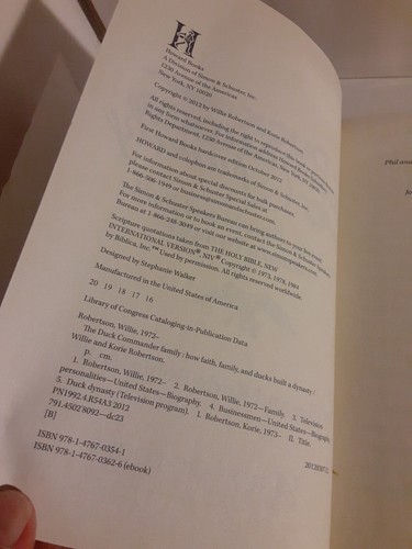 SIGNED The Duck Commander Family SIGNED By Justin Martin Howard books 2012 HB - Picture 6 of 10