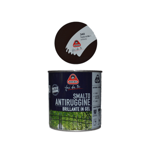 Dettagli Su Smalto Vernice Antiruggine Brillante In Gel Boero Per Ferro Testa Di Moro 500ml