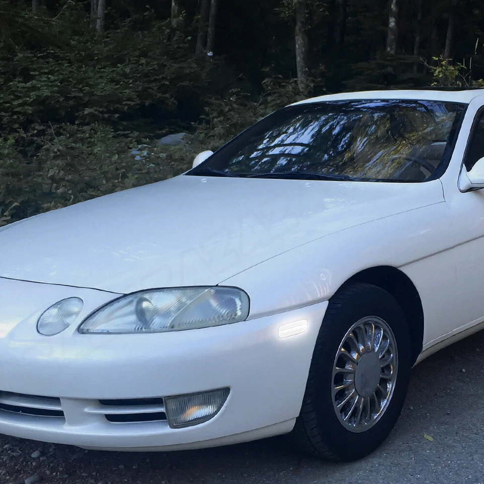 Front Bumper LED Side Marker Turn Signal Light For 1992-00 Lexus SC300 SC400 Hot Foto 3 de 4